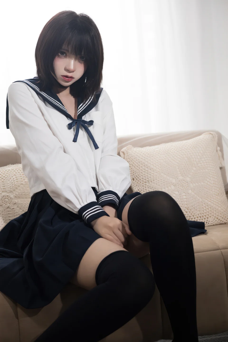 疯猫ss - No.161 致郁JK [40P-284MB] tg@simisebaisi 【丝足阁】14.webp